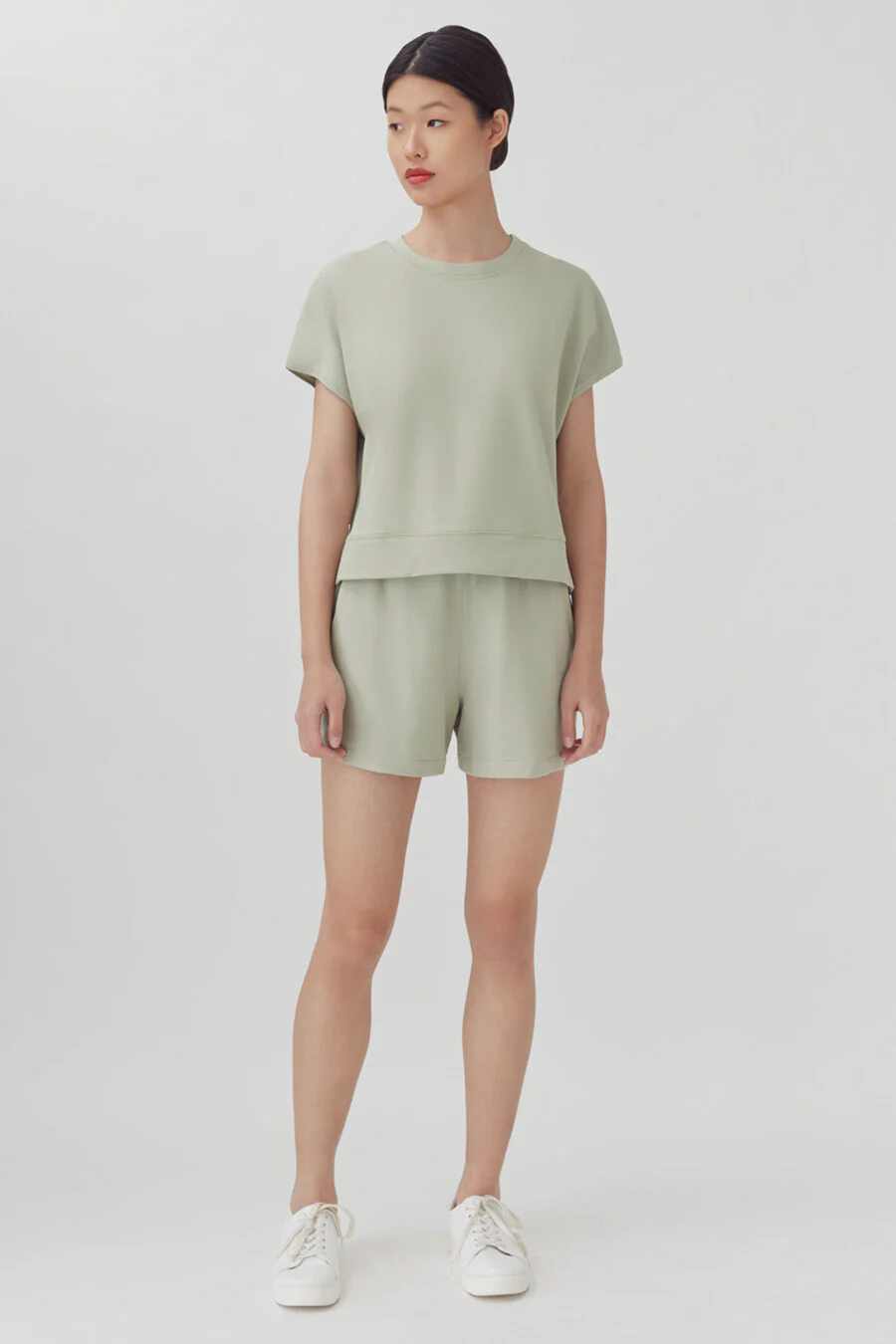 French Terry Short Sleeve Sweatshirt - Image 20