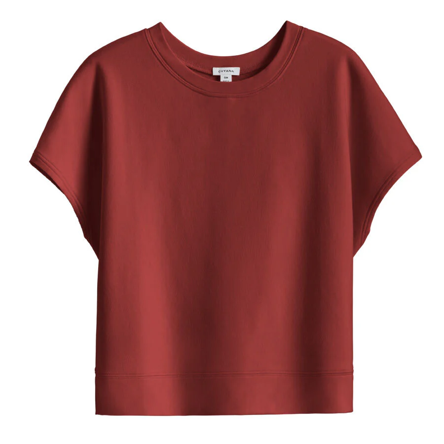 French Terry Short Sleeve Sweatshirt - Image 21