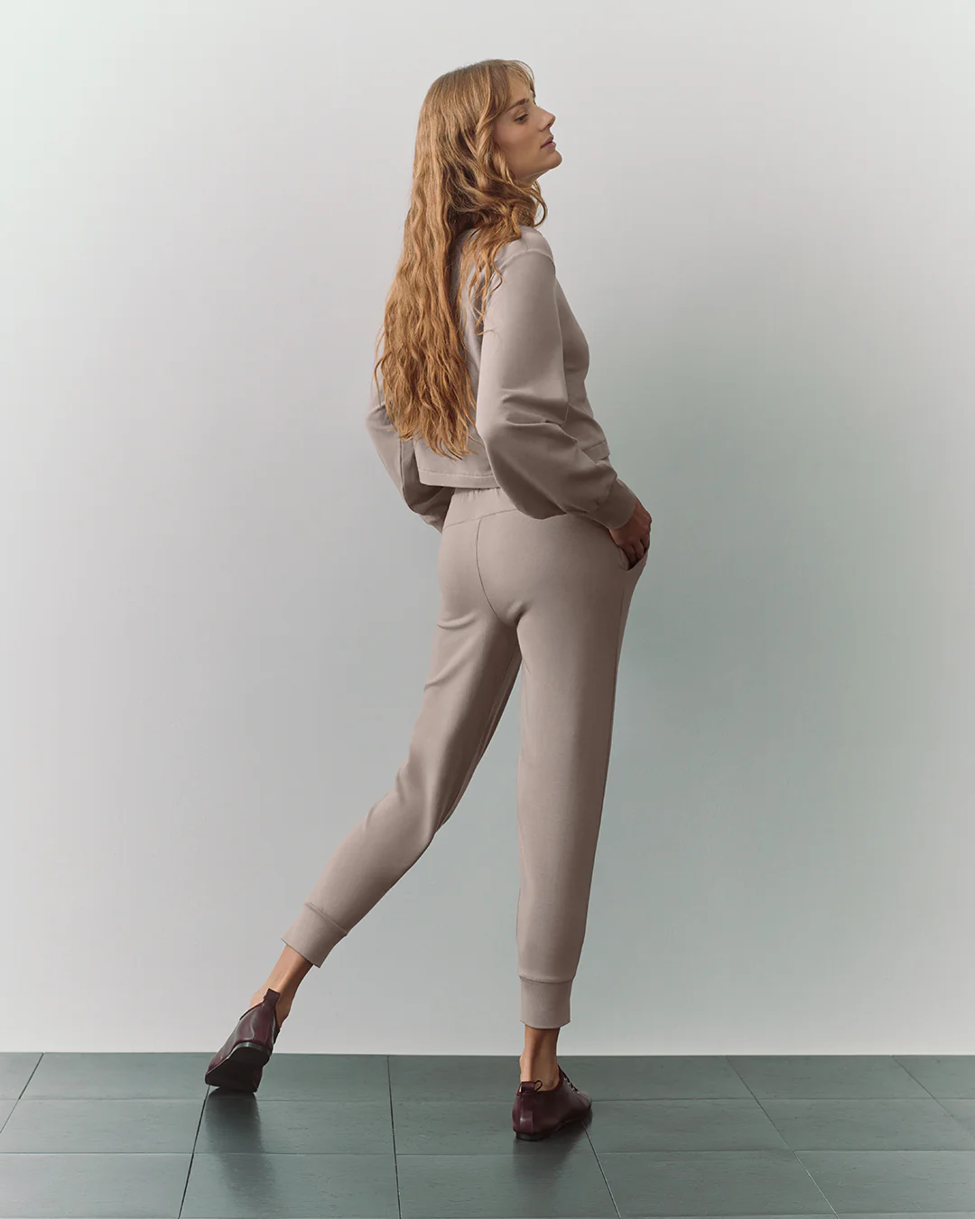 French Terry Tapered Lounge Pant - Image 47