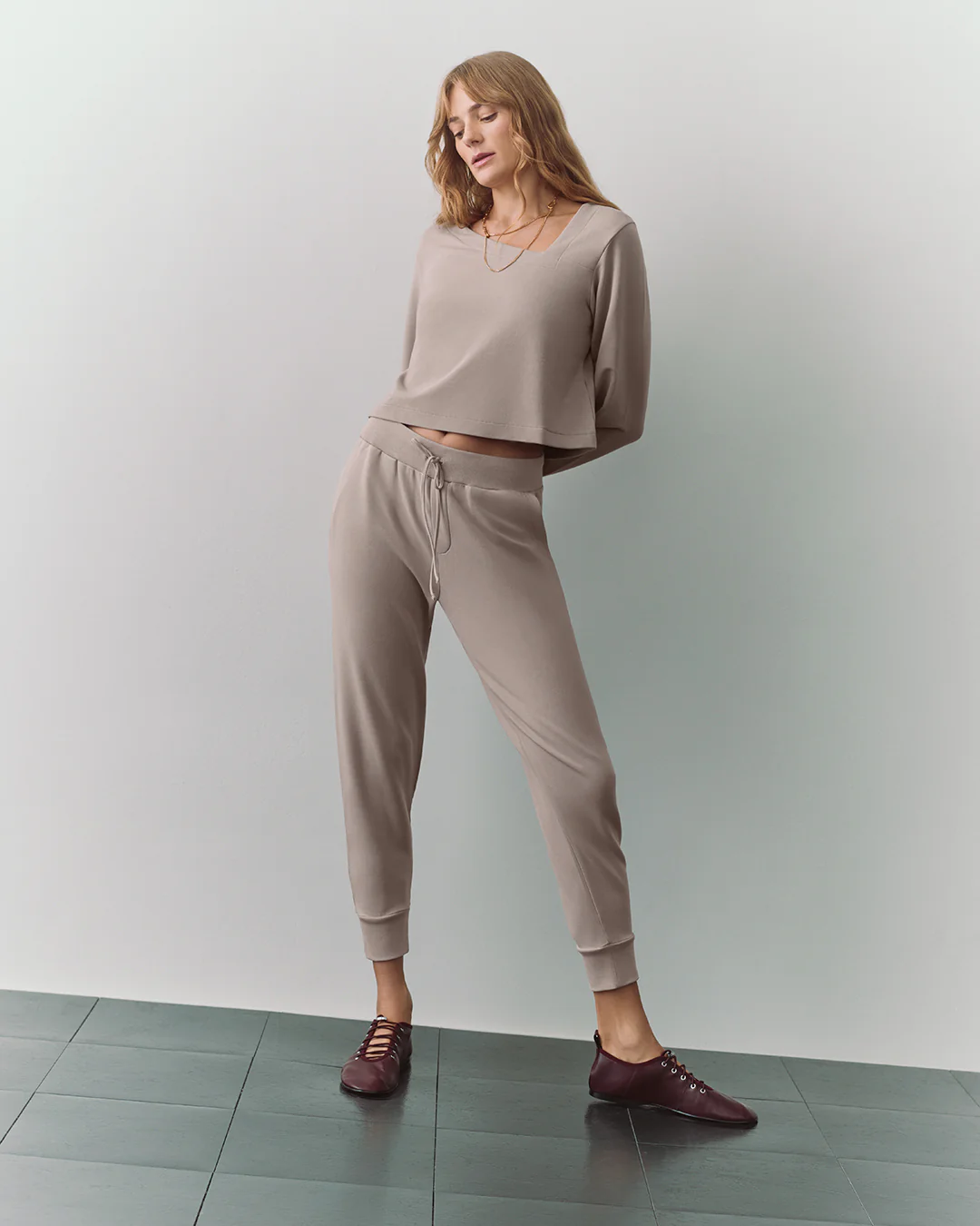 French Terry Tapered Lounge Pant - Image 50