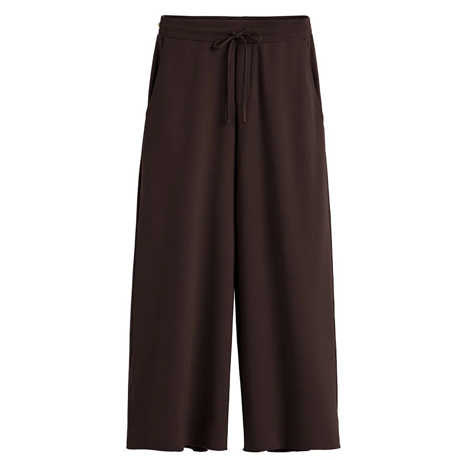 French Terry Wide-Leg Cropped Pant - Image 15