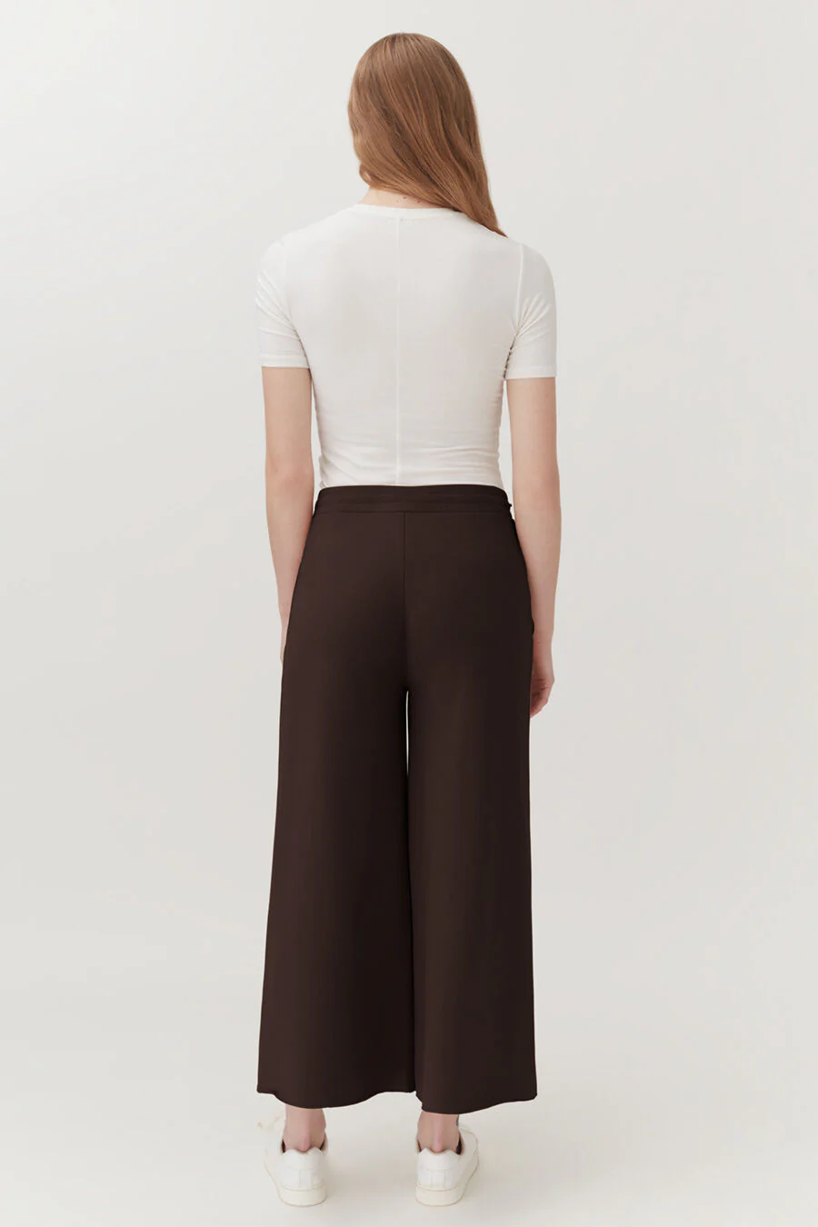 French Terry Wide-Leg Cropped Pant - Image 16