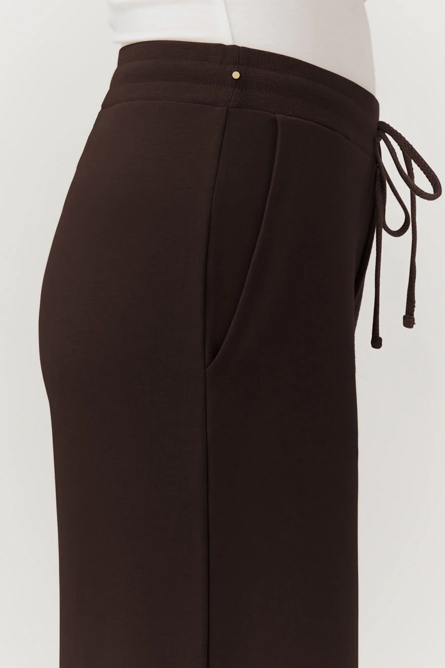 French Terry Wide-Leg Cropped Pant - Image 17