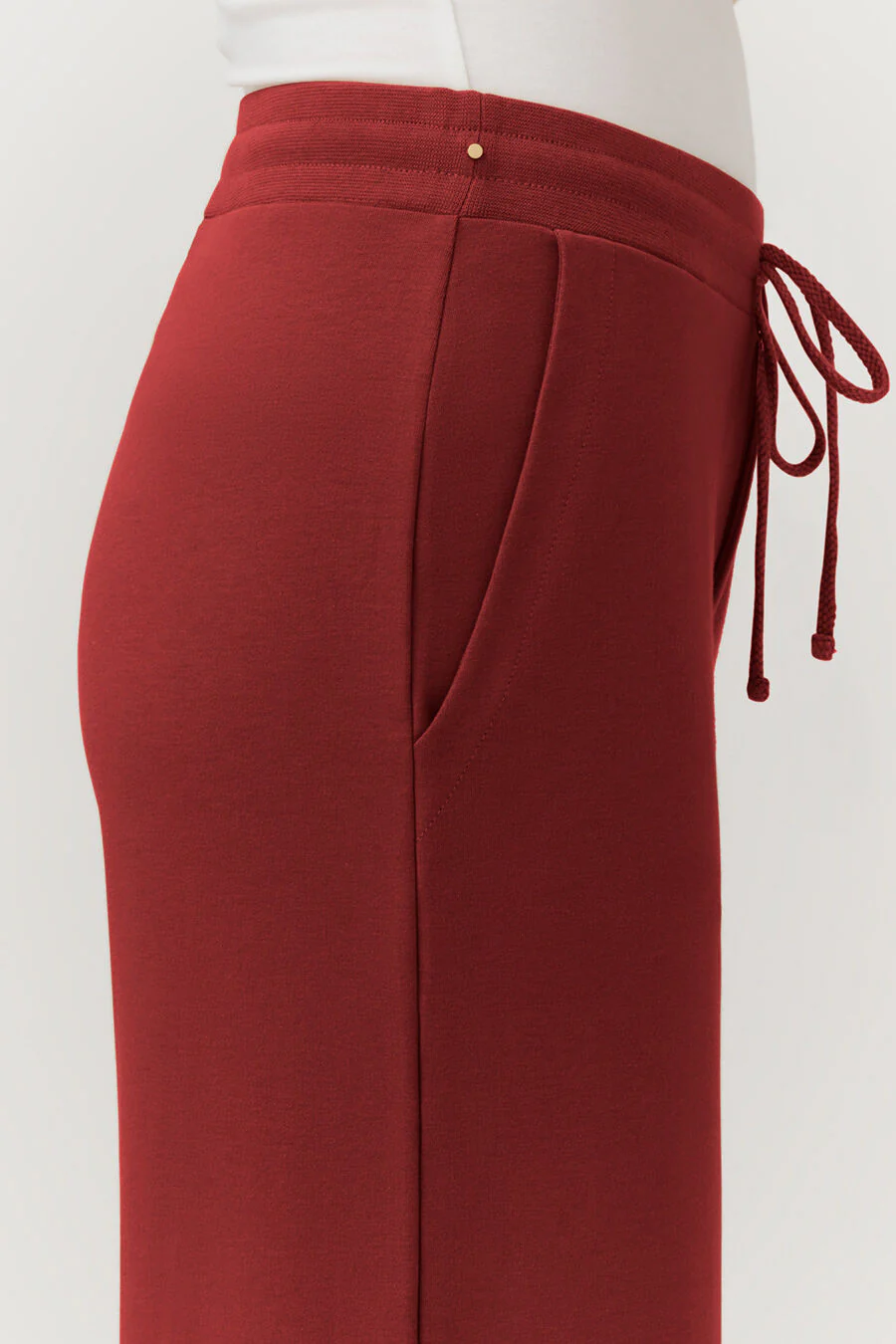 French Terry Wide-Leg Cropped Pant - Image 37