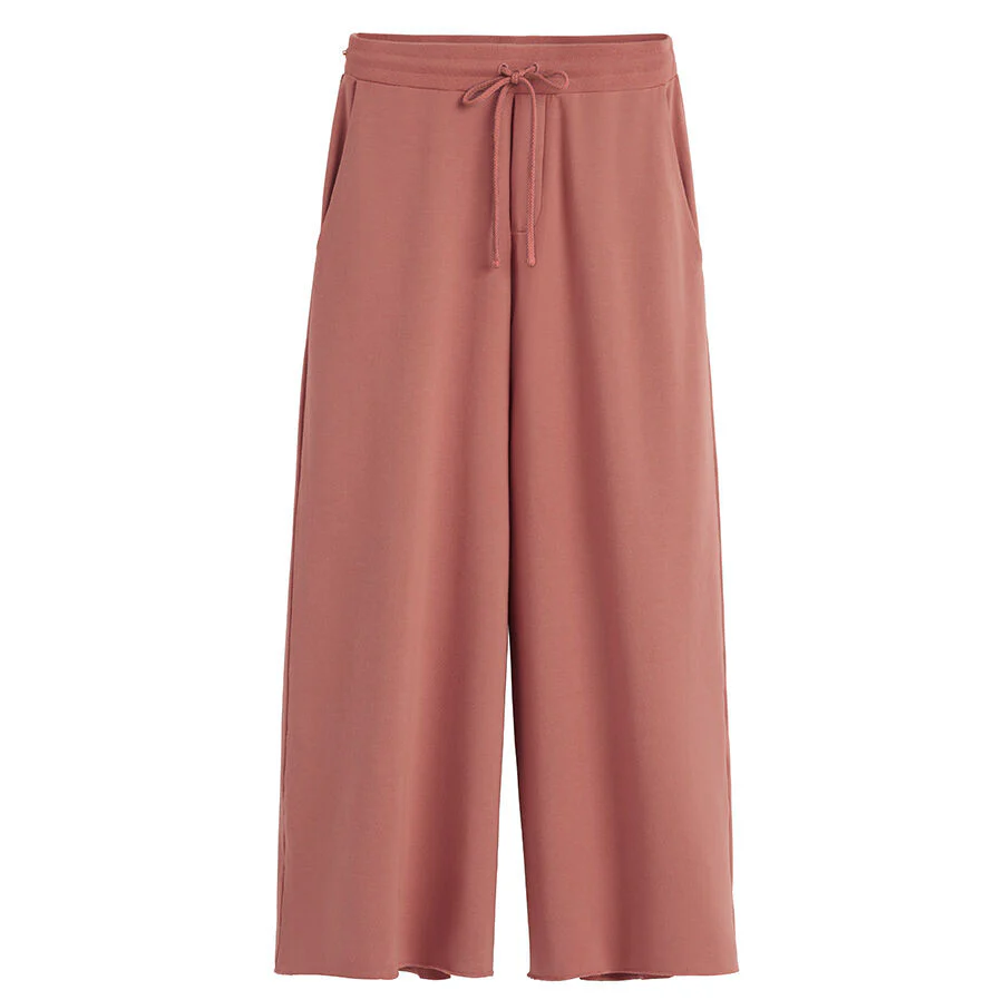 French Terry Wide-Leg Cropped Pant - Image 40