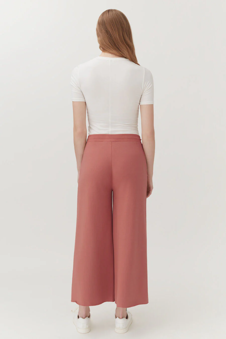 French Terry Wide-Leg Cropped Pant - Image 41