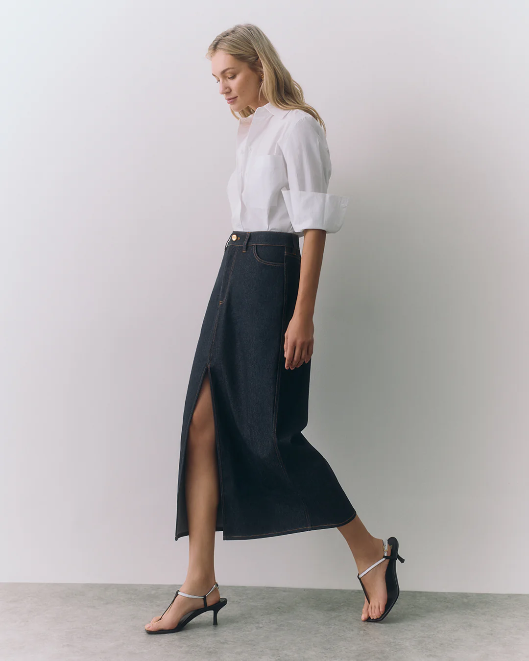 Front Slit Maxi Skirt - Image 8