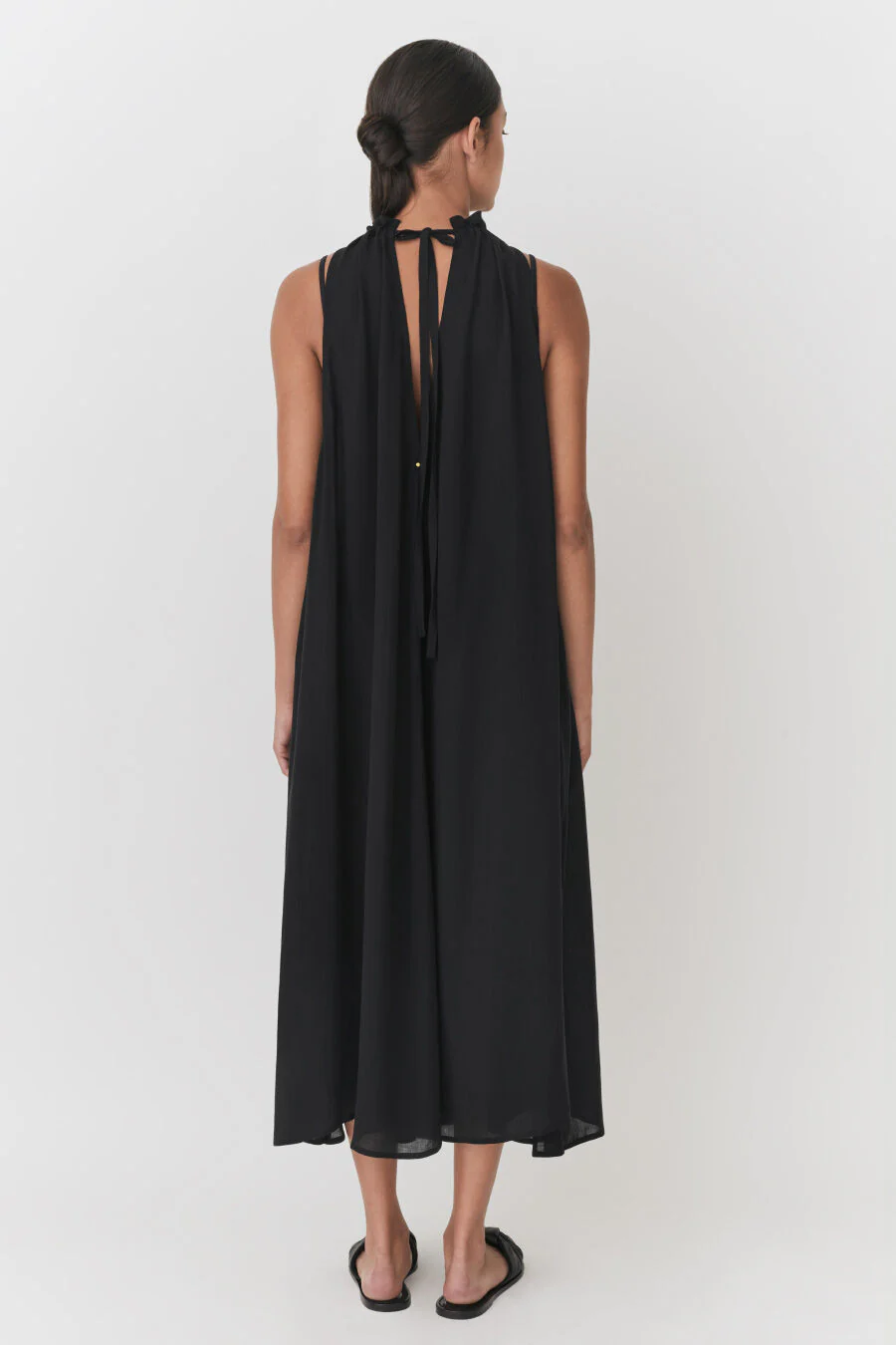 Gathered-Neck Maxi Cover Up - Image 3