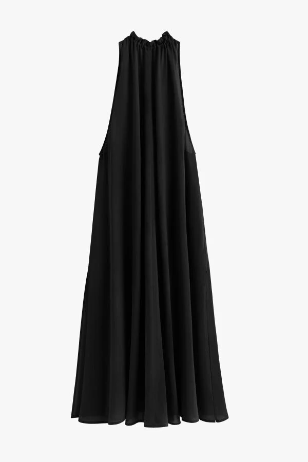 Gathered-Neck Maxi Cover Up - Image 5