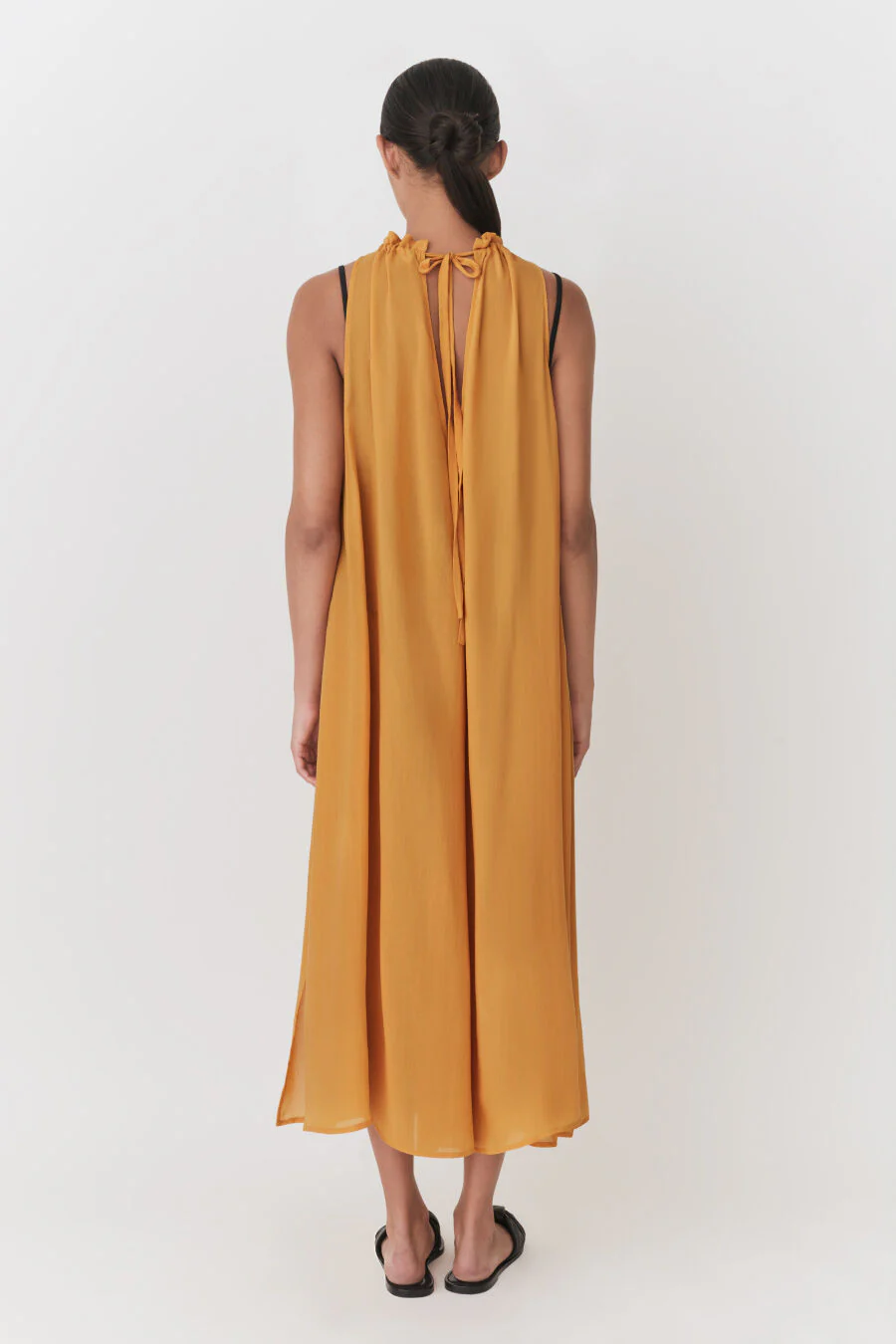 Gathered-Neck Maxi Cover Up - Image 9