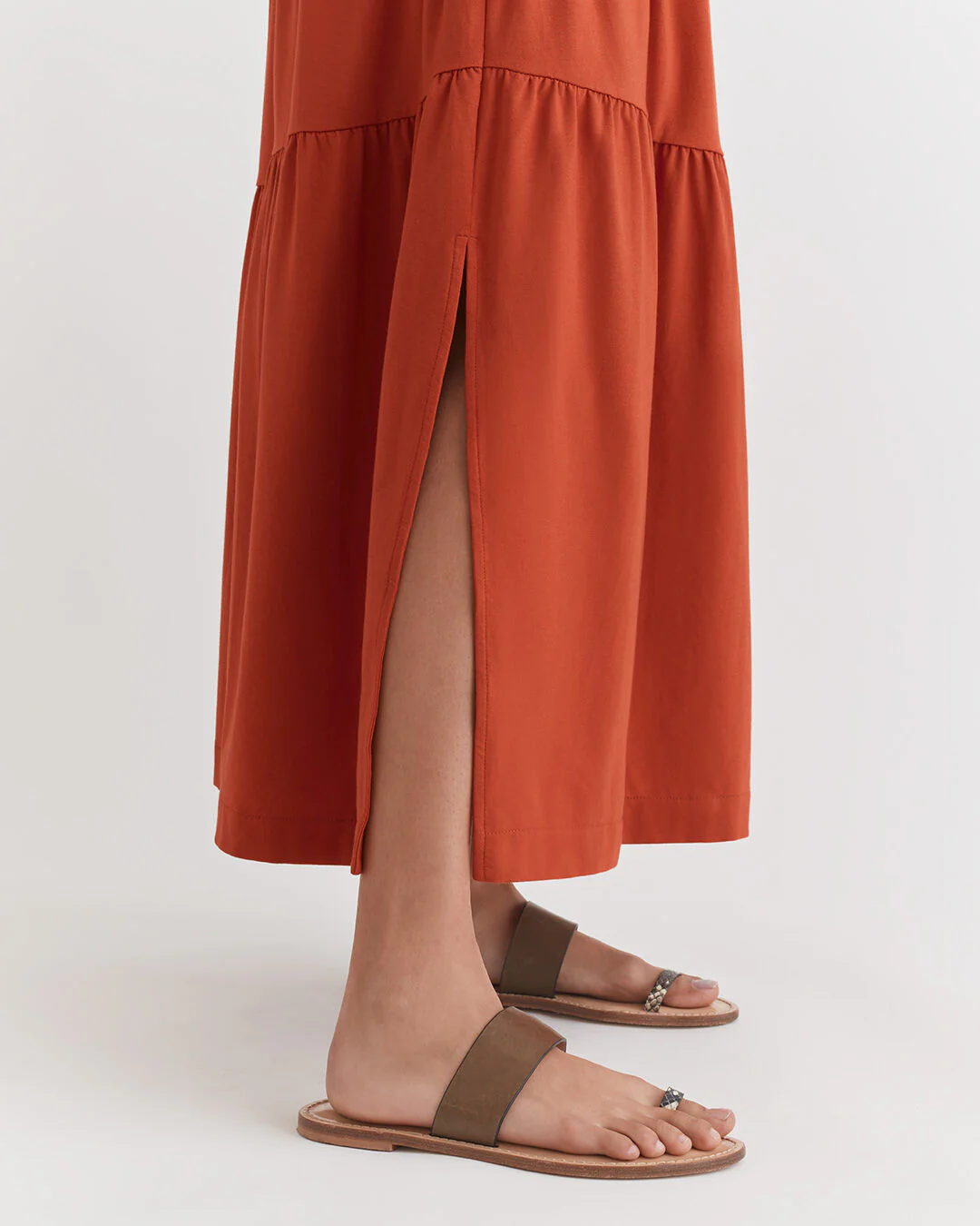 Gathered One Shoulder Dress - Image 10