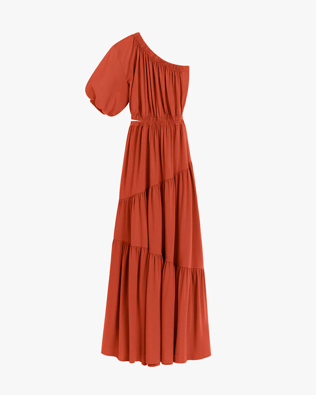 Gathered One Shoulder Dress - Image 13