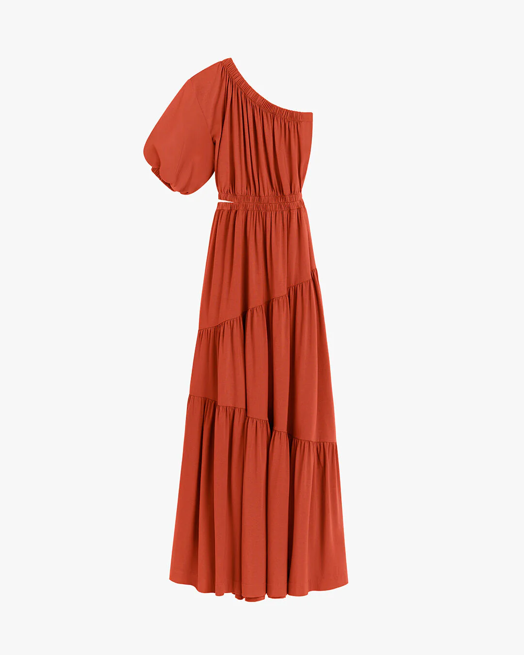 Gathered One Shoulder Dress - Image 7