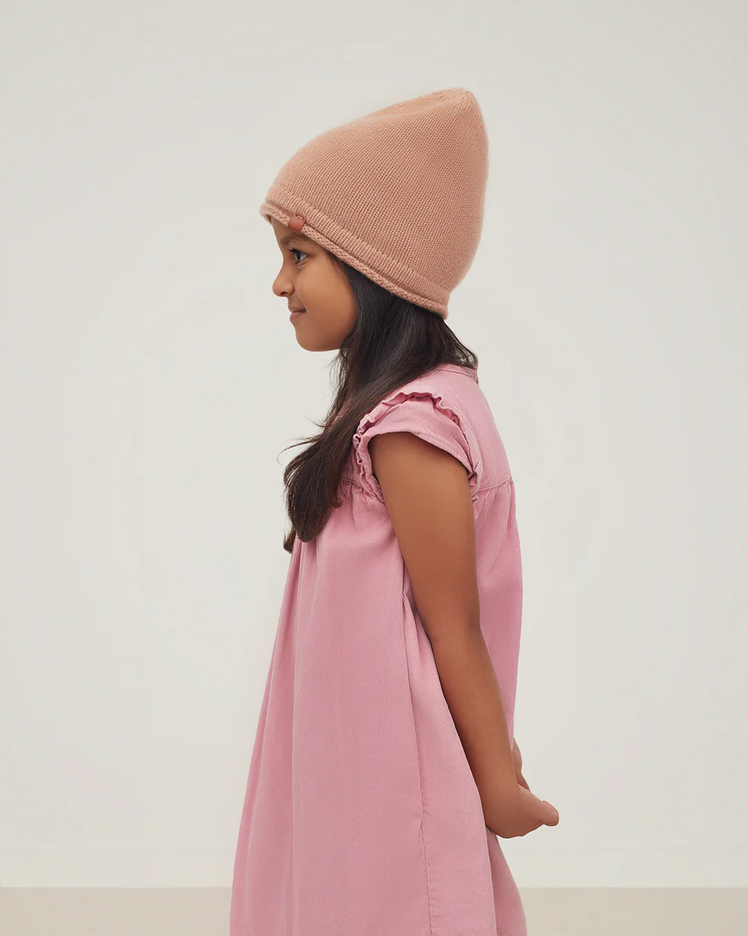 Kids Single-Origin Cashmere Beanie - Image 4