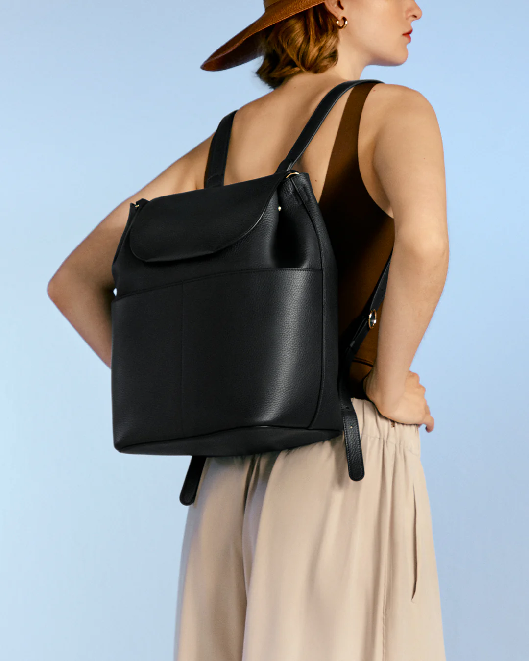 Leather Backpack 16-inch - Image 40