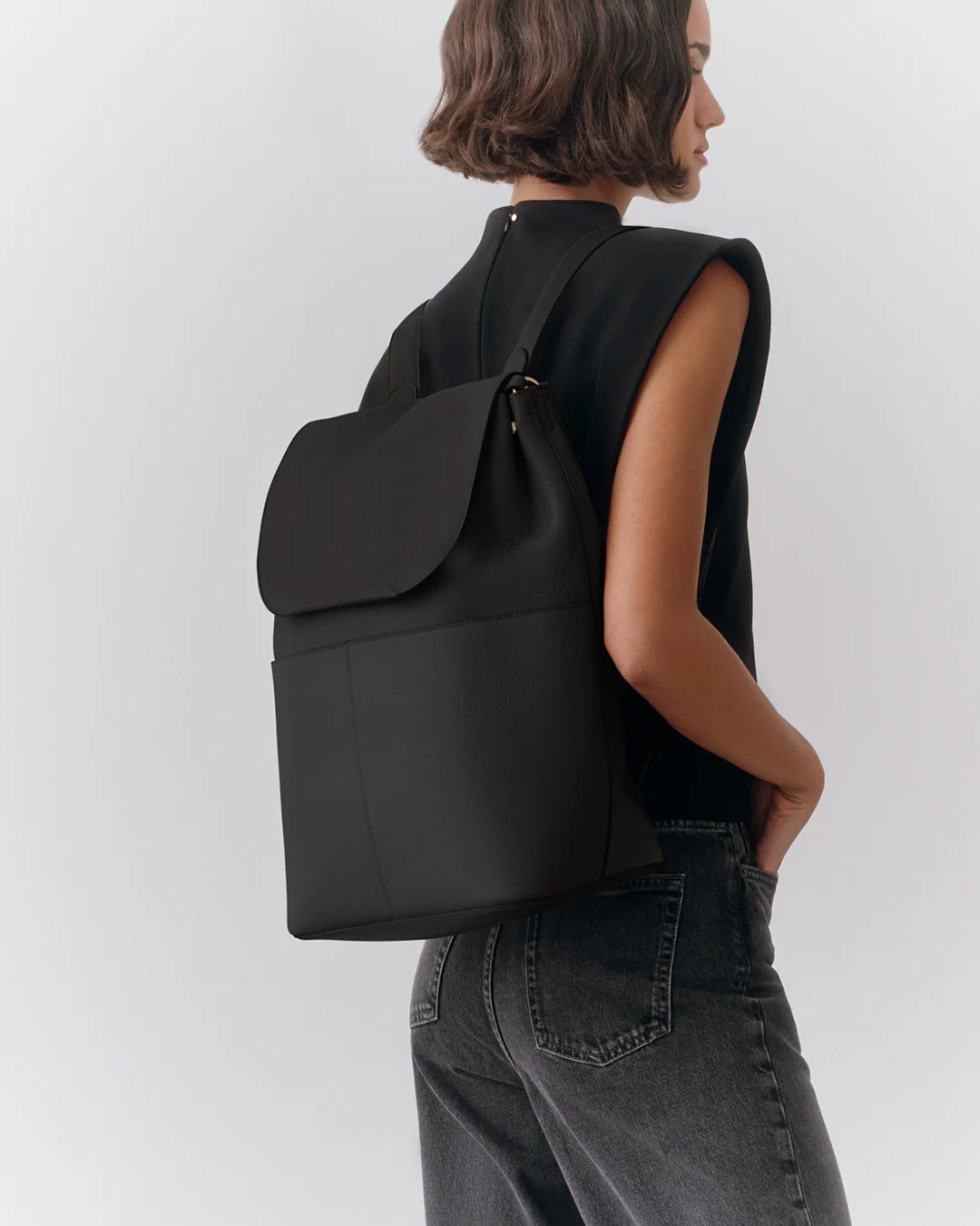 Leather Backpack 16-inch - Image 55