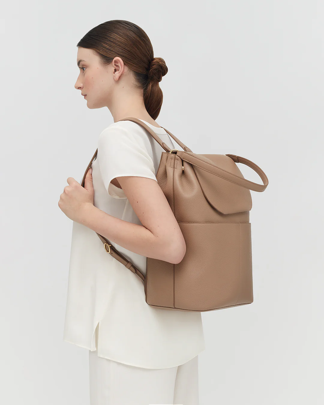 Leather Backpack 16-inch - Image 9