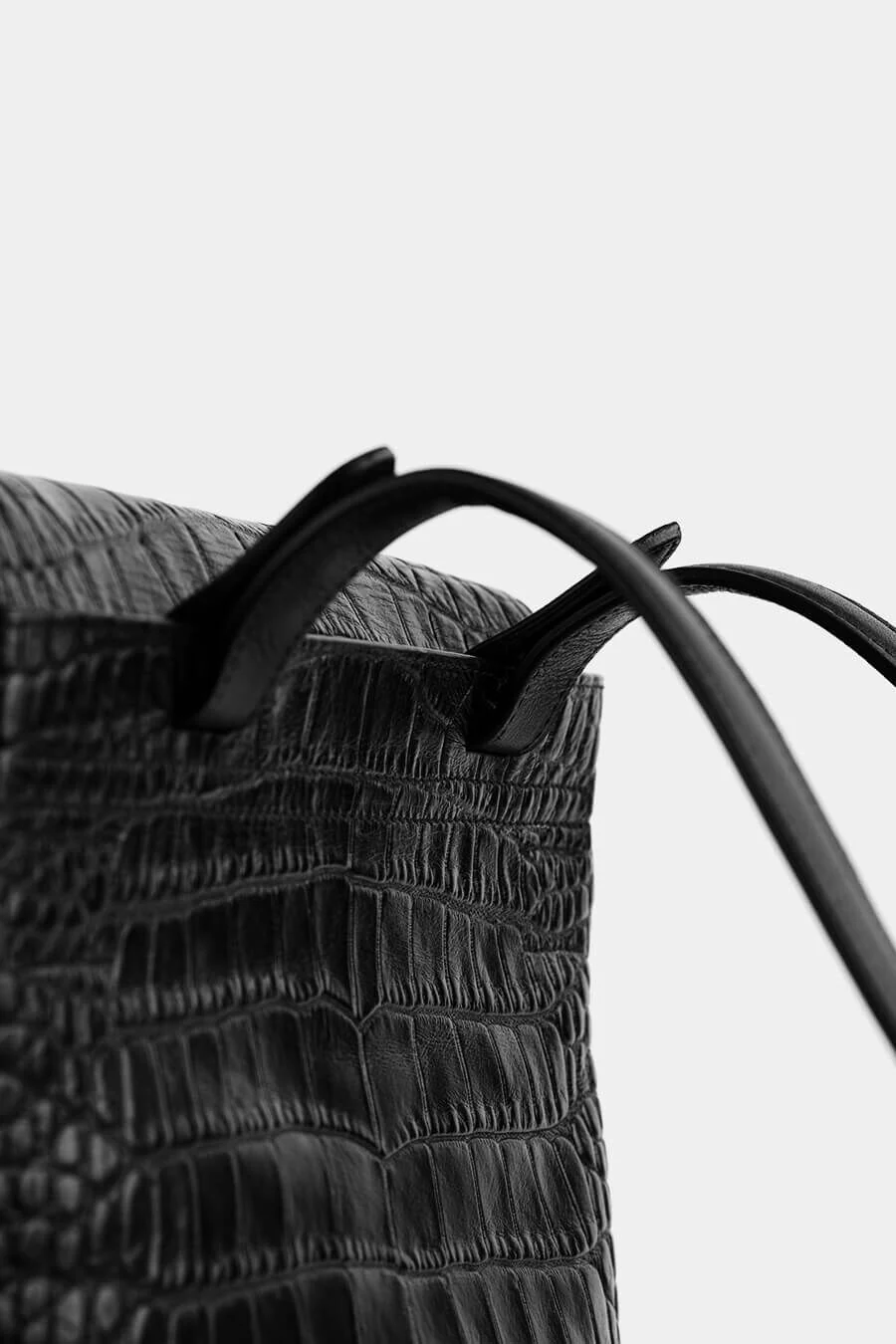 Leather Backpack Croco - Image 3