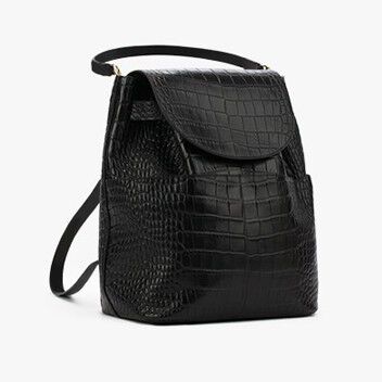 Leather Backpack Croco - Image 6