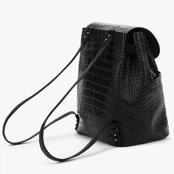 Leather Backpack Croco - Image 7