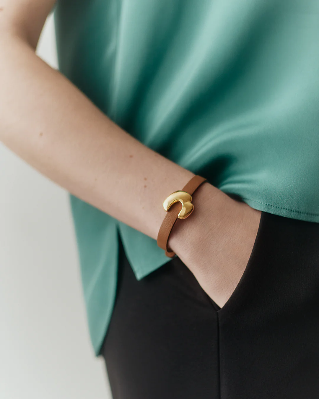 Celestia Leather Bracelet - Image 4