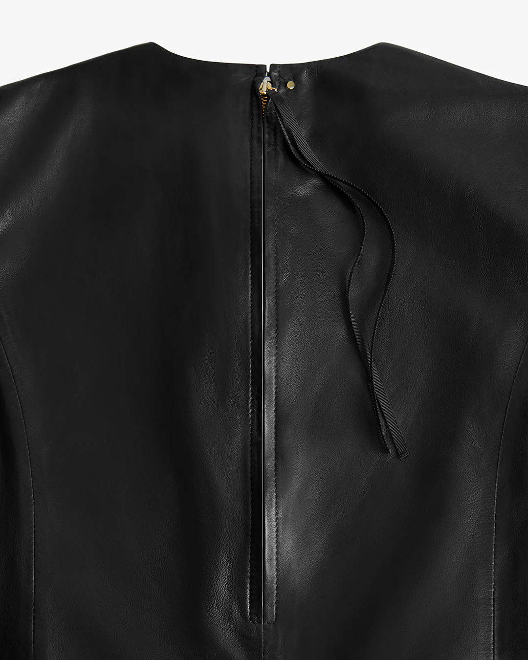 Leather Cropped Tee - Image 9