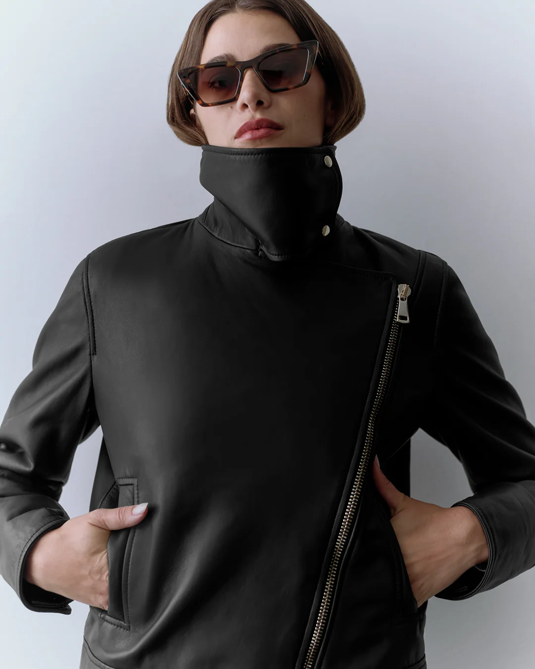 Leather Moto Jacket - Image 4