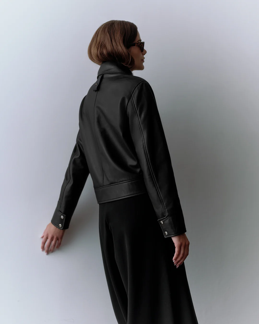 Leather Moto Jacket - Image 5