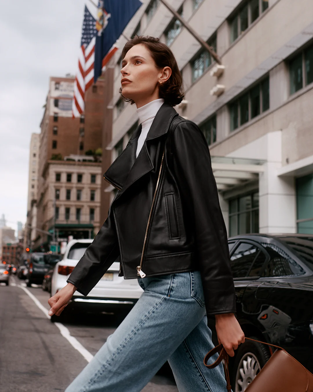 Leather Moto Jacket - Image 6