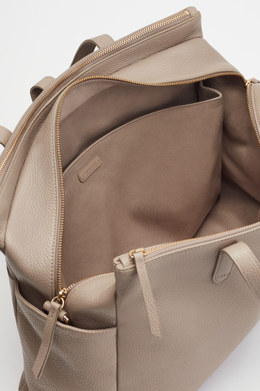 Leather Triple Zipper Overnight - Image 11