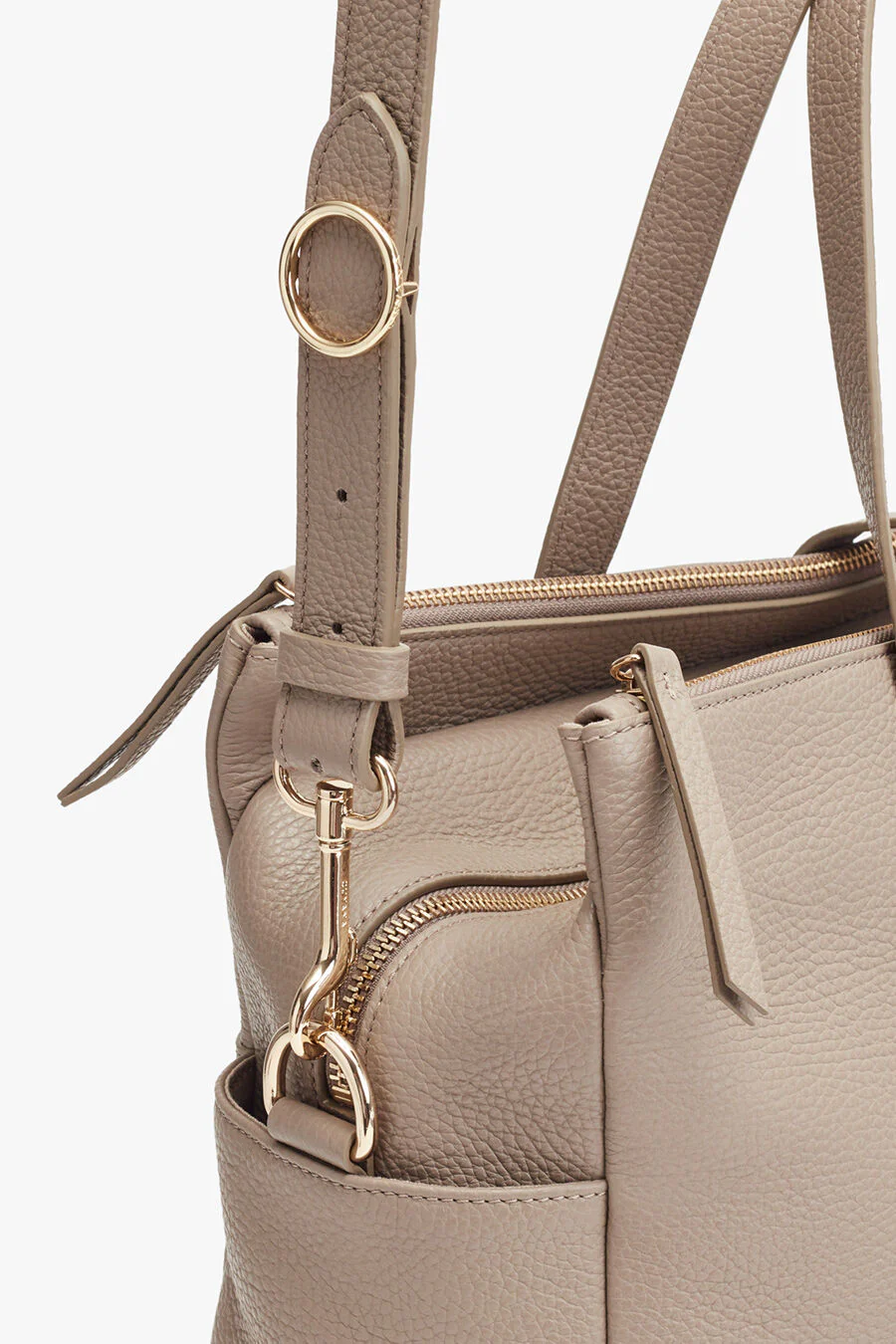 Leather Triple Zipper Overnight - Image 12