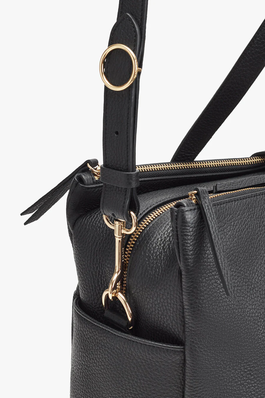 Leather Triple Zipper Overnight - Image 3