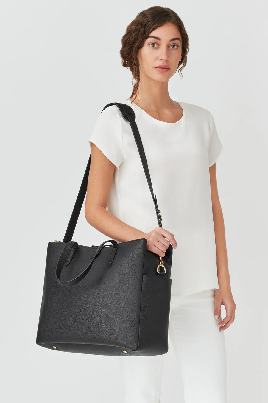 Leather Triple Zipper Overnight - Image 4