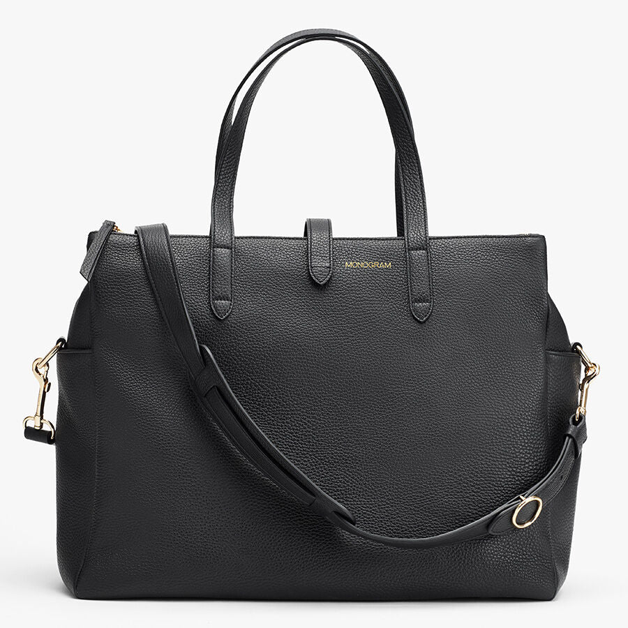 Leather Triple Zipper Overnight - Image 5