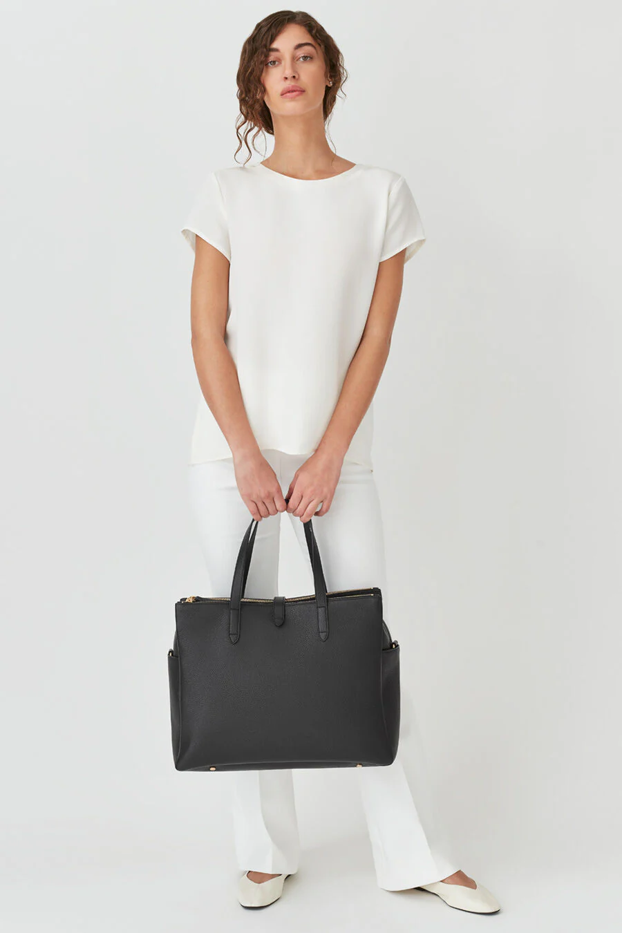 Leather Triple Zipper Overnight - Image 9