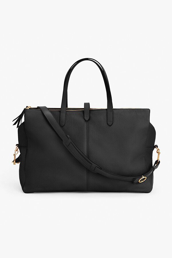 Leather Triple Zipper Weekender - Image 13