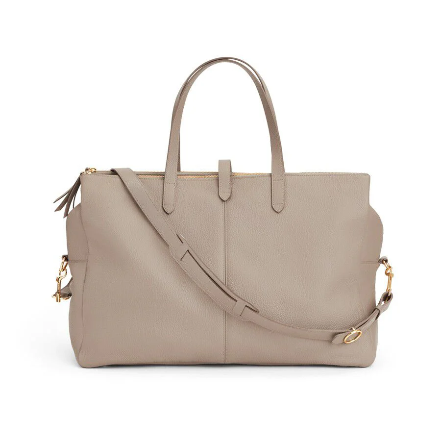 Leather Triple Zipper Weekender - Image 15
