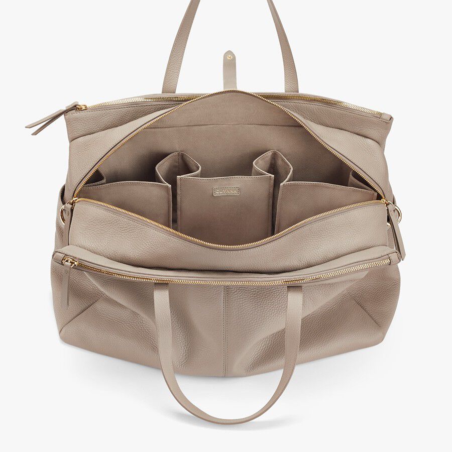 Leather Triple Zipper Weekender - Image 17