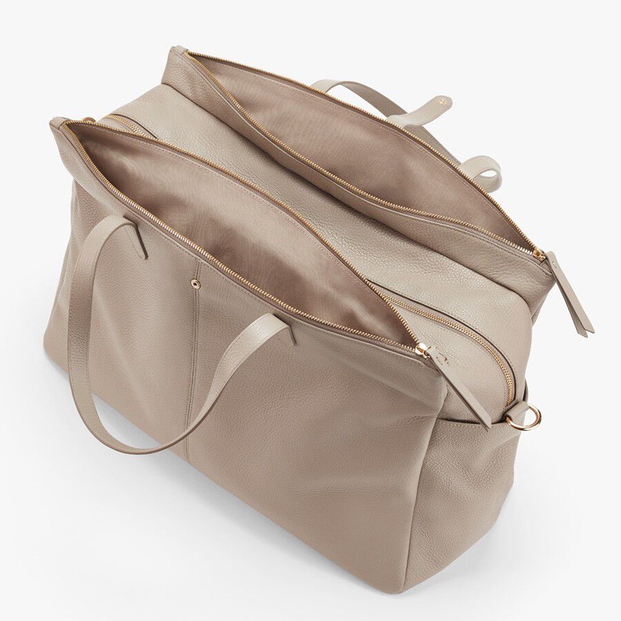Leather Triple Zipper Weekender - Image 18