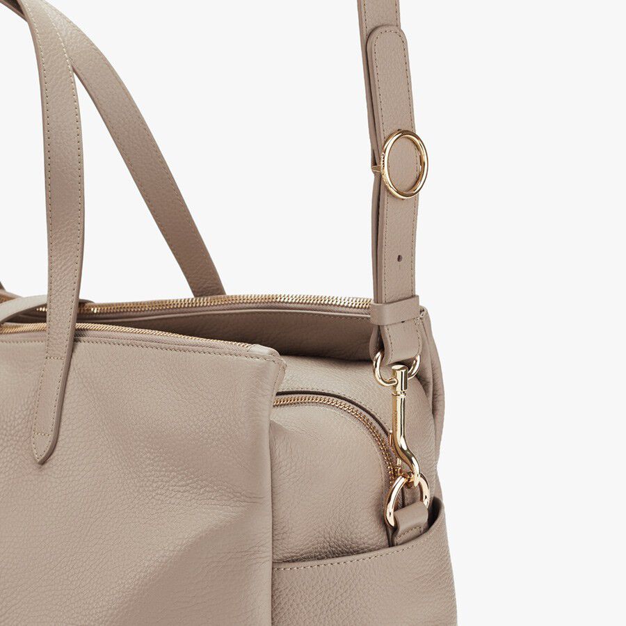 Leather Triple Zipper Weekender - Image 19