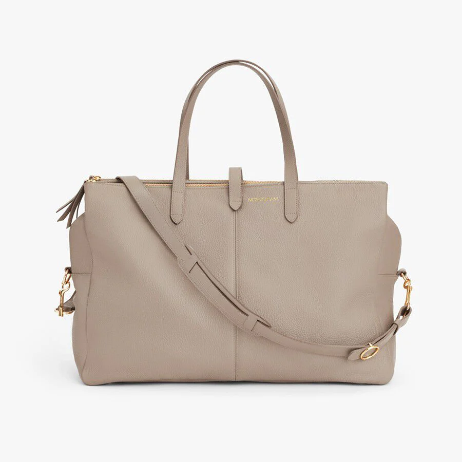 Leather Triple Zipper Weekender - Image 22