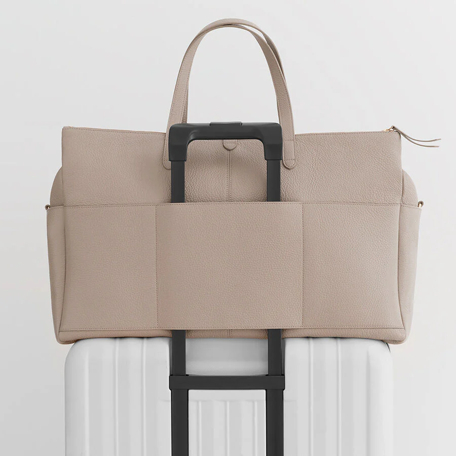 Leather Triple Zipper Weekender - Image 23