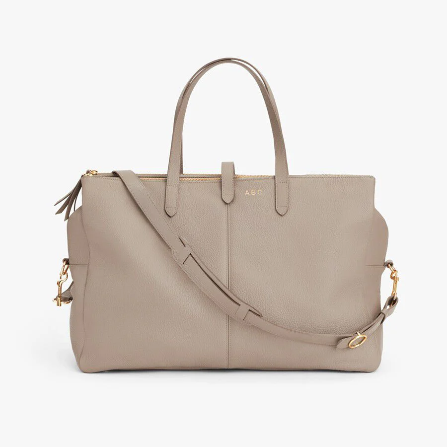Leather Triple Zipper Weekender - Image 26