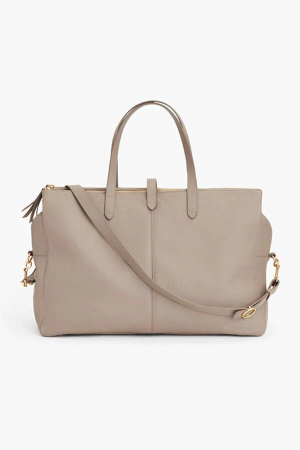 Leather Triple Zipper Weekender - Image 29