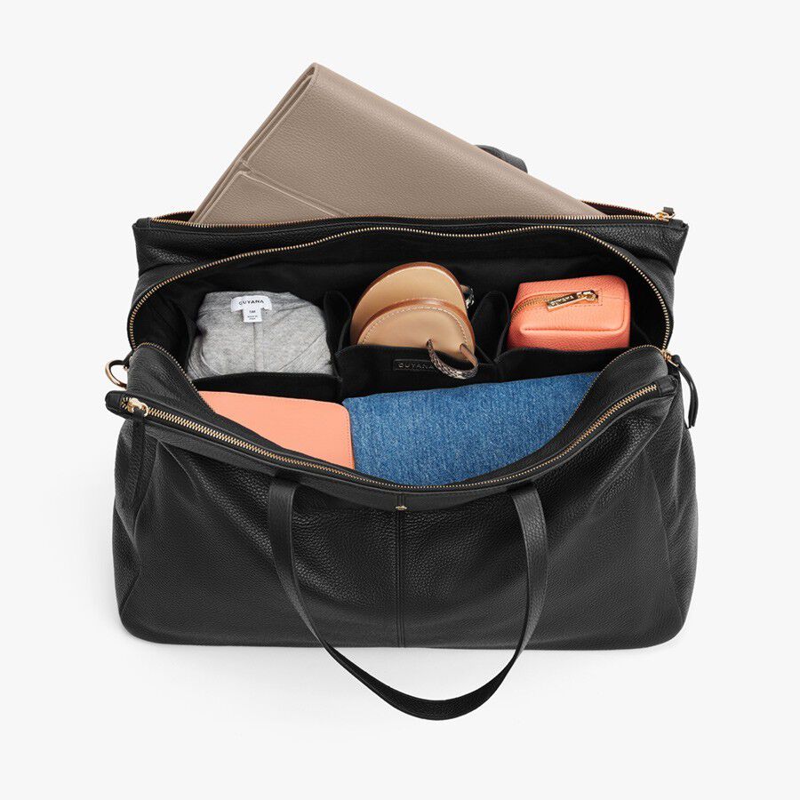 Leather Triple Zipper Weekender - Image 7