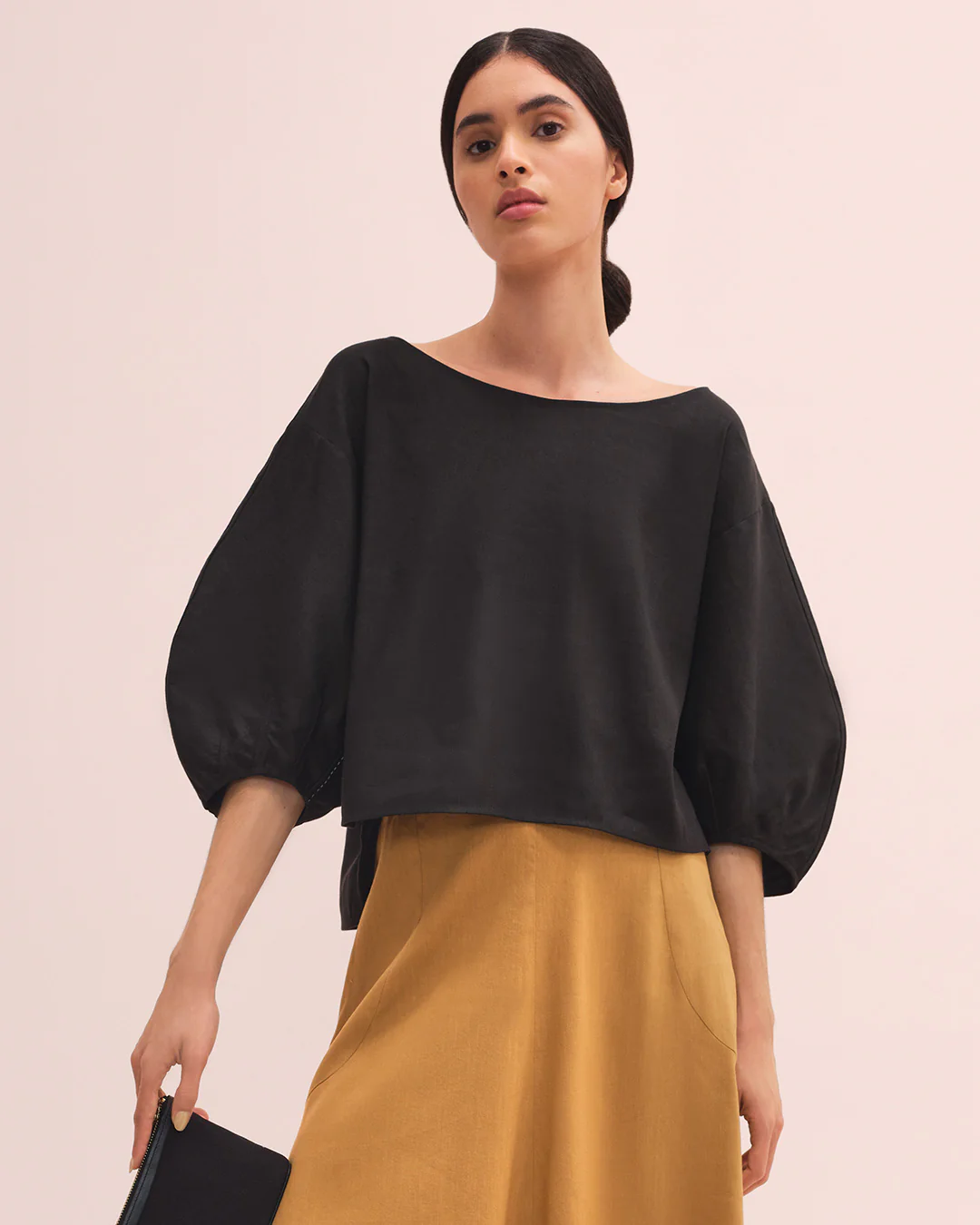Linen Boatneck Top - Image 11