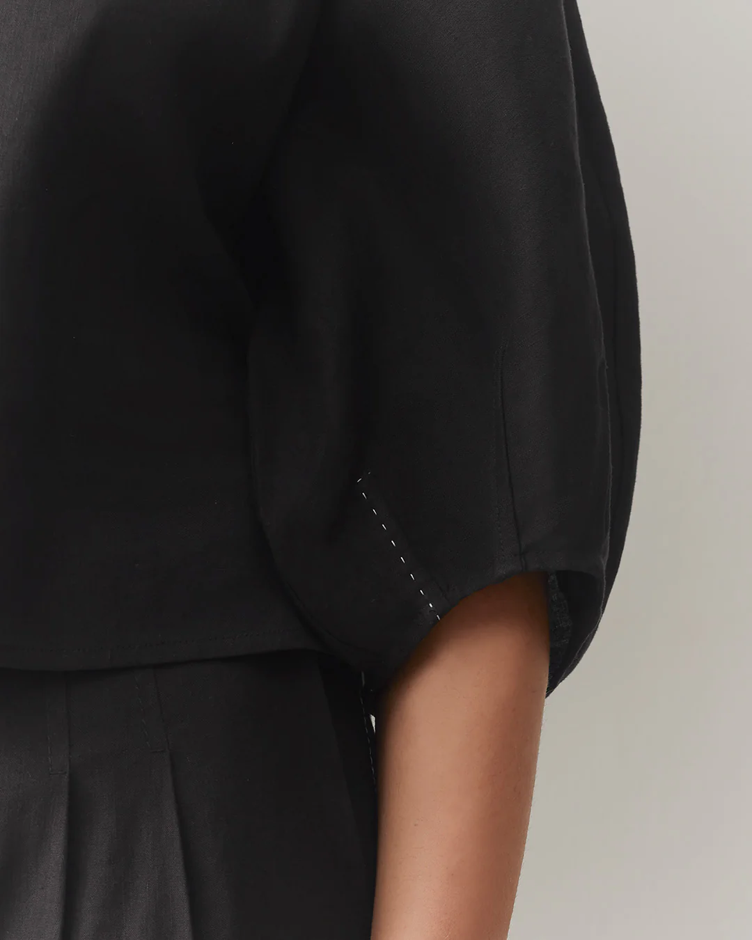 Linen Boatneck Top - Image 13