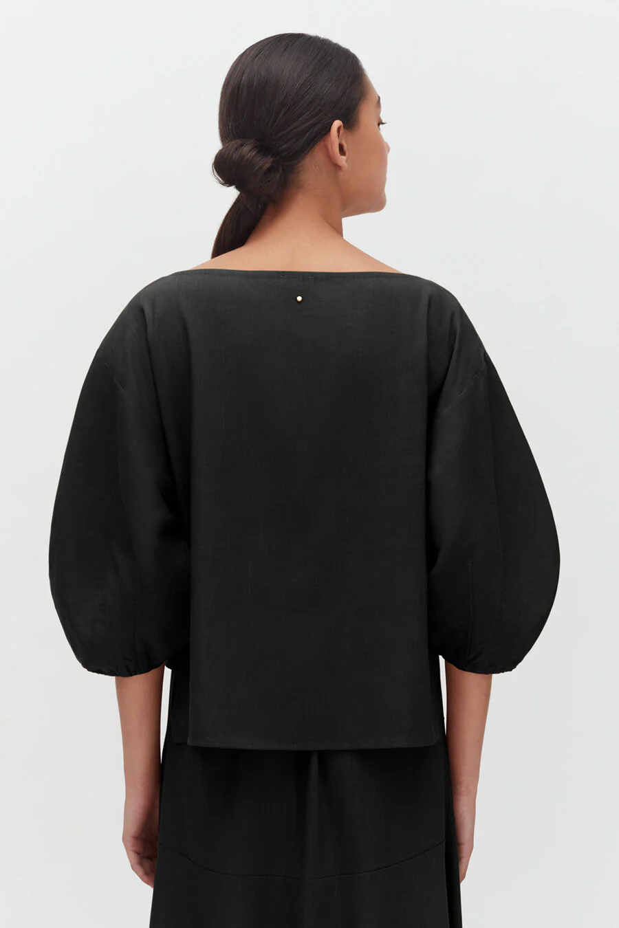 Linen Boatneck Top - Image 3