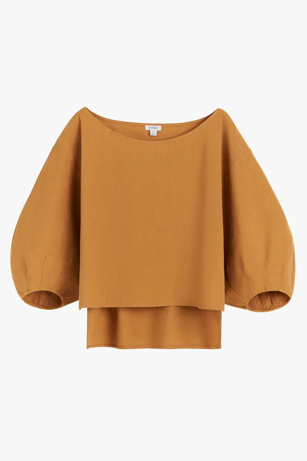 Linen Boatneck Top - Image 9