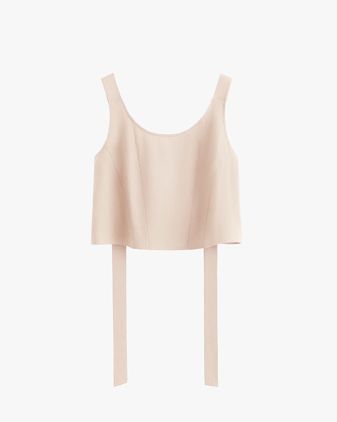 Linen Cropped Tank - Image 3
